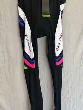 Women's Black Colorblock Performance Cycling Tights